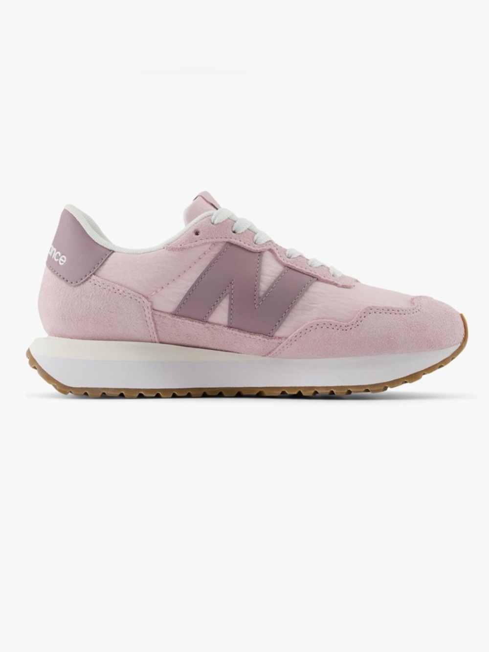 New Balance Women's 237 V1 Sneaker, Rose Sugar/Ice Wine, Size 8 - Picture 3 of 9